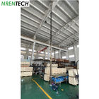 12m aluminum mobile telescoping mast 30kg payloads 2.55m closed height-pneumatic lifting