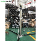 10m lockable pneumatic telescopic mast 30kg payloads- mobile antenna telecom pneumatic telescopic mast tower