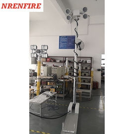 1.8m,2.8m,3.8m,4.7m vehicle roof mounted pneumatic telescopic mast light tower